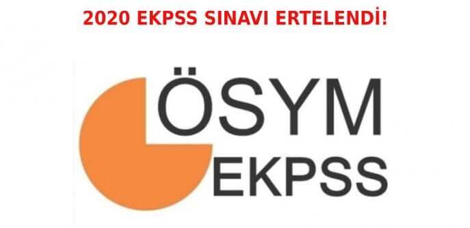 2020 EKPSS Ertelendi!