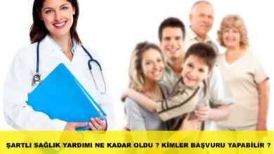 Şartlı Sağlık Yardımı 2022