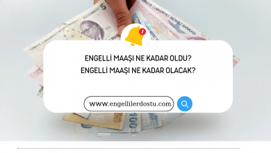 Engelli maaşı ne kadar olacak