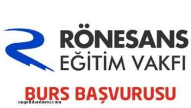 Rönesans Eğitim Vakfı Burs Şartları
