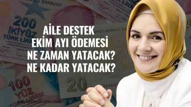 Aile Destek Ekim Ayı Ödemesi Ne Zaman Yatacak? Ne Kadar Yatacak?